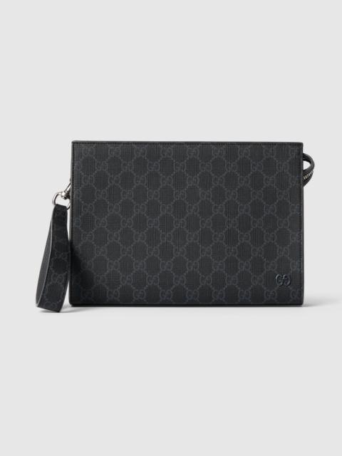 GUCCI GG pouch with GG detail
