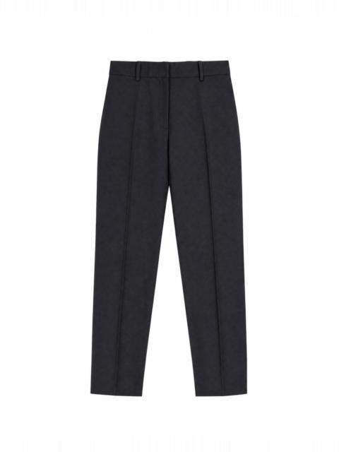 The Kooples FITTED NAVY WOOL SUIT PANTS