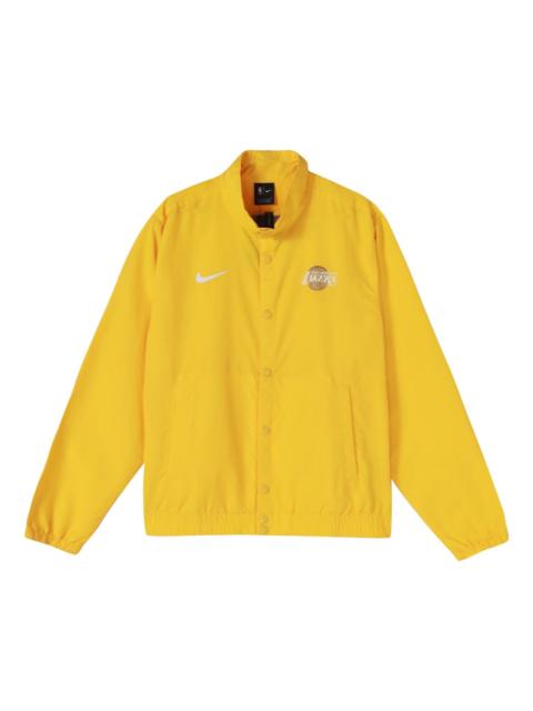 Nike Nike City Edition DNA Los Angeles Lakers Sports Jacket Yellow CD3061-728