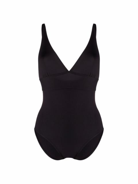 triangle V-neck swimsuit