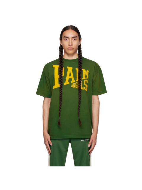 Palm Angels Green College T-Shirt