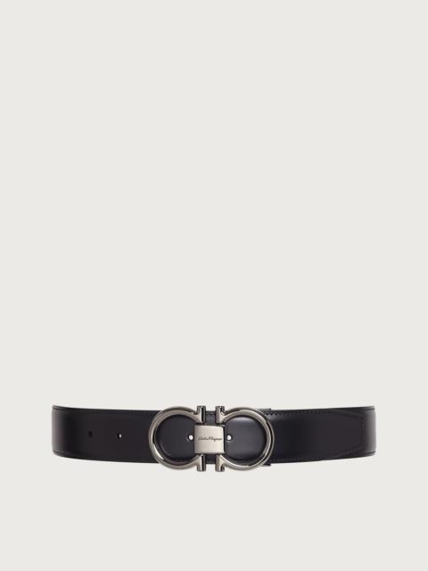 Reversible and adjustable Gancini belt