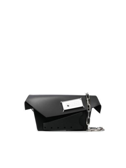 Maison Margiela logo-plaque detail shoulder bag