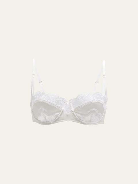 KIKI DE MONTPARNASSE Sensuel Lace-Trim Underwire Balconette Bra