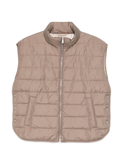PESERICO quilted zip gilet