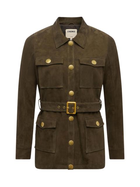 L'AGENCE Ishani Suede Jacket