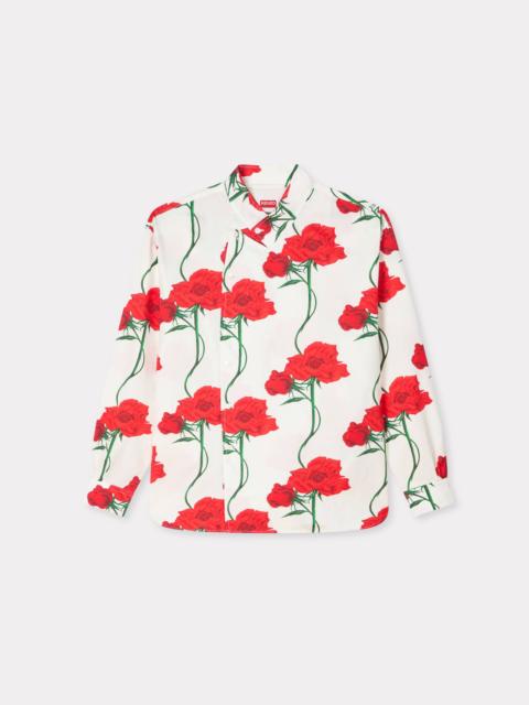 KENZO 'KENZO Archive Rose' double breasted shirt in cotton