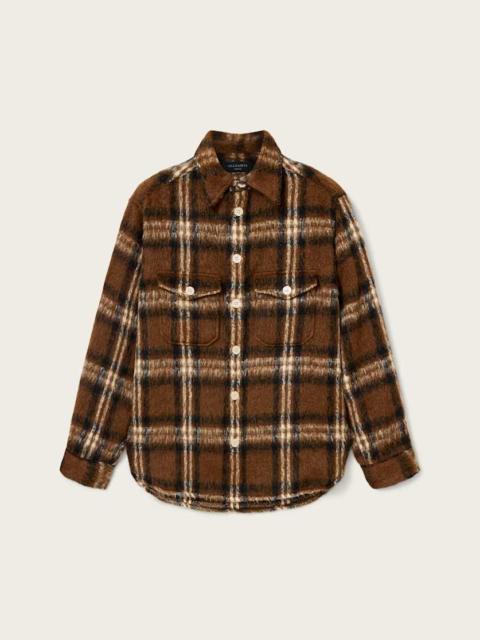 ALLSAINTS ROYODO LONG SLEEVE CHECK SHIRT