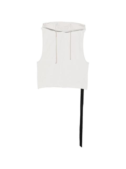 Rick Owens DRKSHDW drawstring sleeveless hoodie