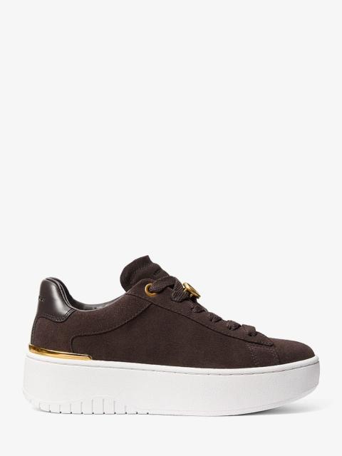 MICHAEL KORS Dottie Suede Platform Sneaker