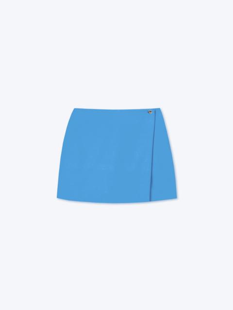 Nanushka SVANA - Wrap mini skirt - Electric blue