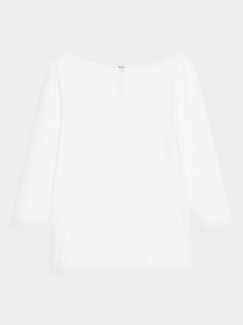 Wolford Cordoba Boatneck Stretch Cotton Top
