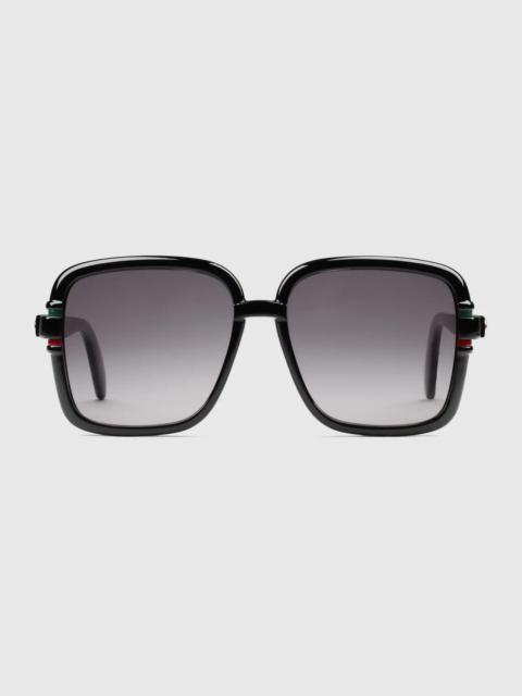 Square frame sunglasses