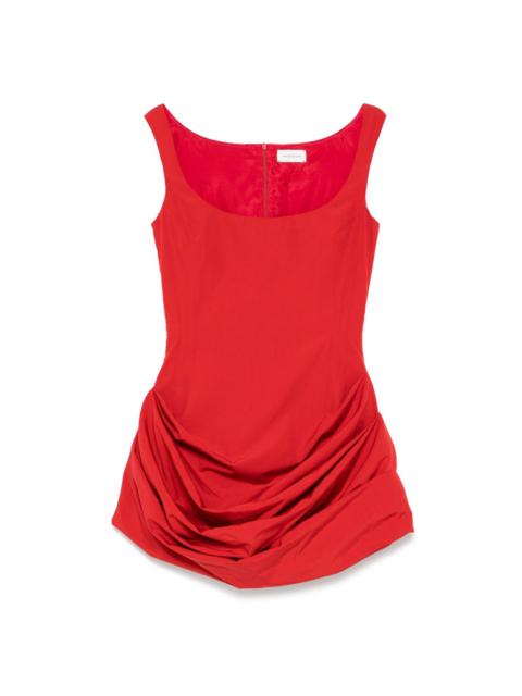 MAGDA BUTRYM round-neck ruched mini dress