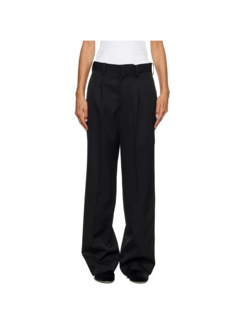 ssstein Black Straight Trousers