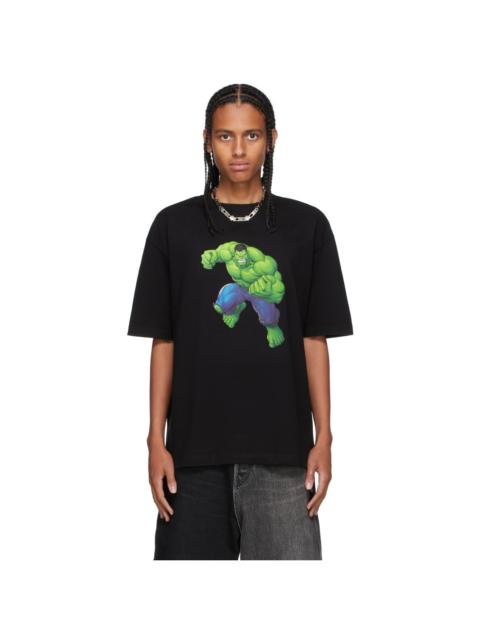 BALENCIAGA Black Medium Fit Hulk T-Shirt