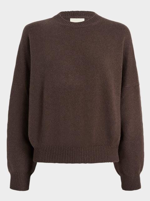 KHAITE Margaux Cashmere Crewneck Sweater