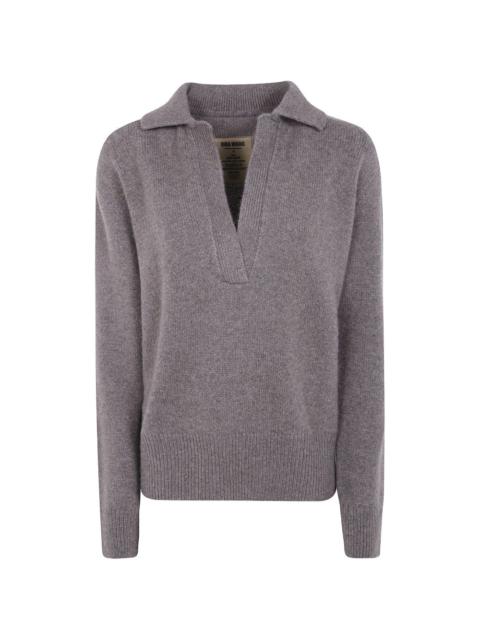 UMA WANG cashmere V-neck sweater