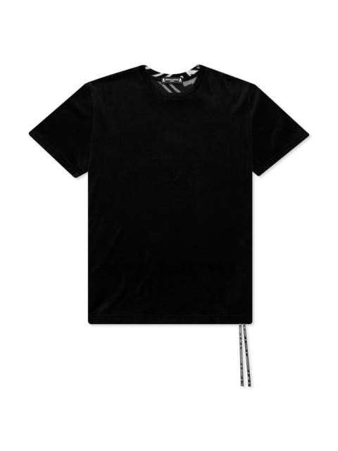 mastermind JAPAN MASTERMIND JAPAN 2 COLOR VELOUR T-SHIRT - BLACK X WHITE
