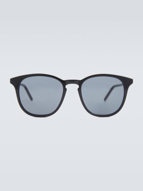 GUCCI Round acetate and metal sunglasses