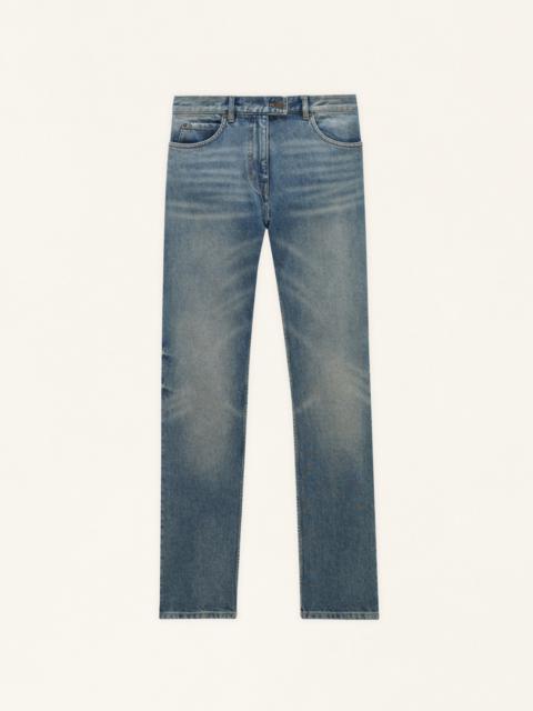 courrèges DENIM 5 POCKETS TROUSERS