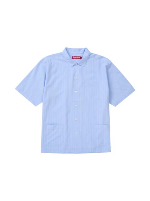 Supreme Supreme Stripe S/S Pajama Shirt Blue