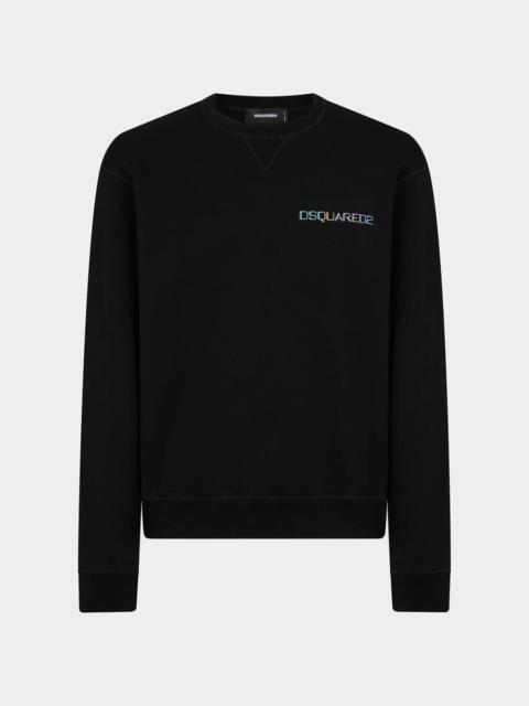 DSQUARED2 PALM BEACH COOL FIT CREWNECK SWEATSHIRT