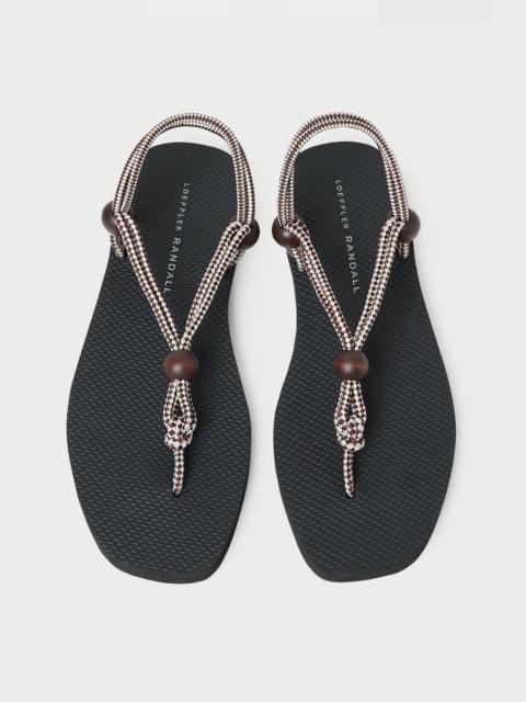 LOEFFLER RANDALL Mika Brown/Cream Sport Sandal