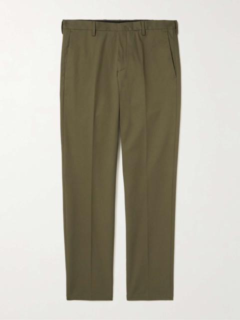 Tapered Organic-Cotton Twill Trousers
