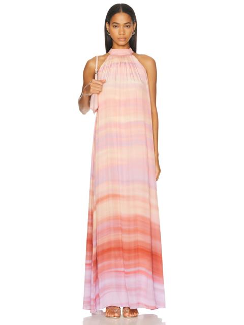 HEMANT & NANDITA Back Tie Maxi Dress