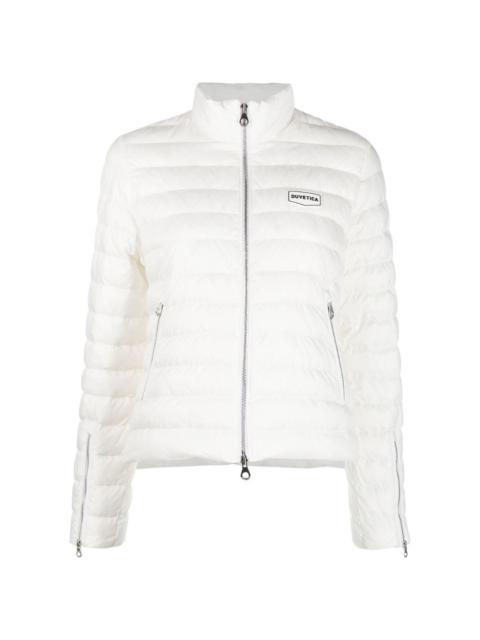 DUVETICA Bedonia logo-patch quilted jacket