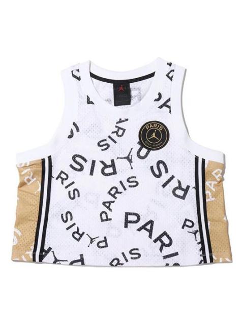 Jordan (WMNS) Air Jordan x Paris Saint-Germain Jersey 'White' CU5708-100
