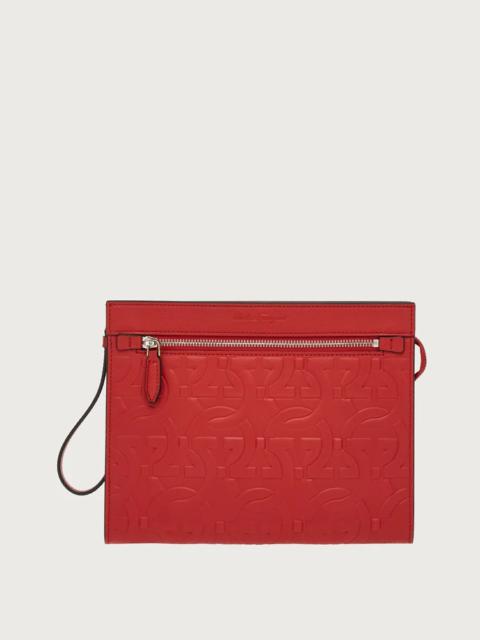 FERRAGAMO GANCINI POUCH