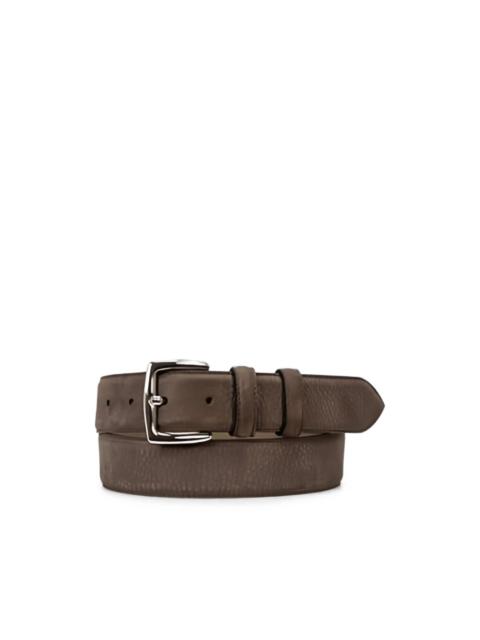 BOSS grainy-leather belt