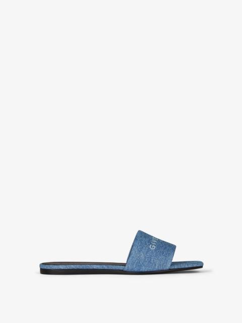 Givenchy 4G FLAT MULES IN DENIM