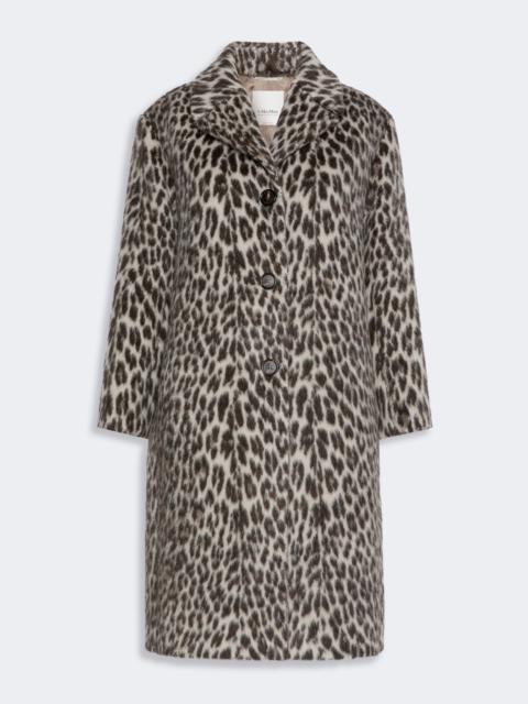 'S Max Mara ATTILIA Soft-textured jacquard coat - ECRU