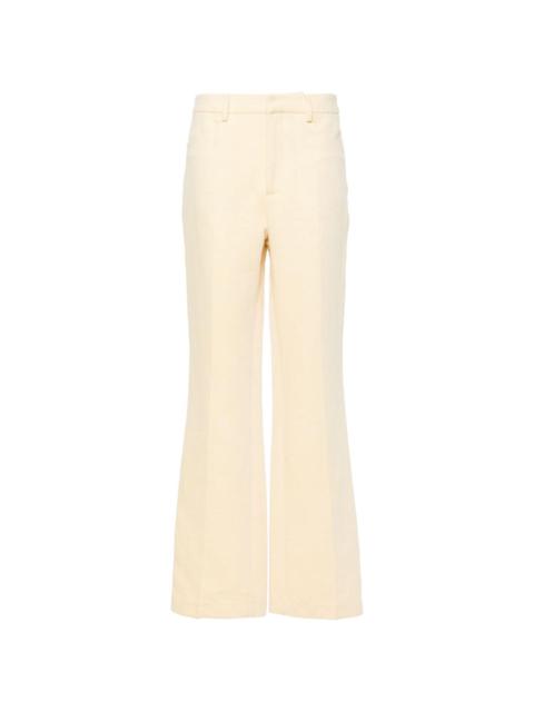 Zadig & Voltaire Pistol mid-rise flared trousers