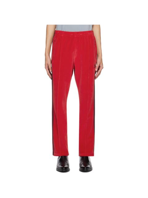 NEEDLES Red Narrow Track Pants