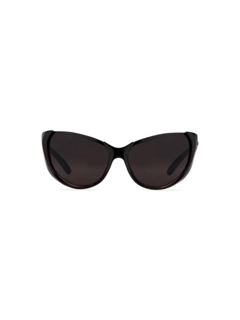 BALENCIAGA Xpander Butterfly Sunglasses  in Black