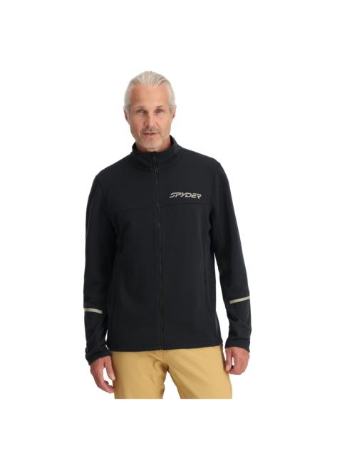 SPYDER Mens Speed Fleece Full Zip Jacket - Black