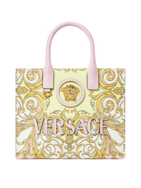 VERSACE La Meduse Small Tote Bag - Pastel Pink Multi