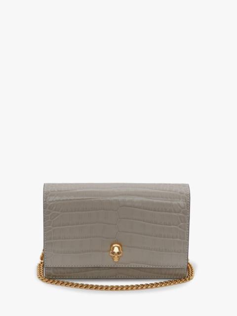 Alexander McQueen Small Skull Bag in Grey