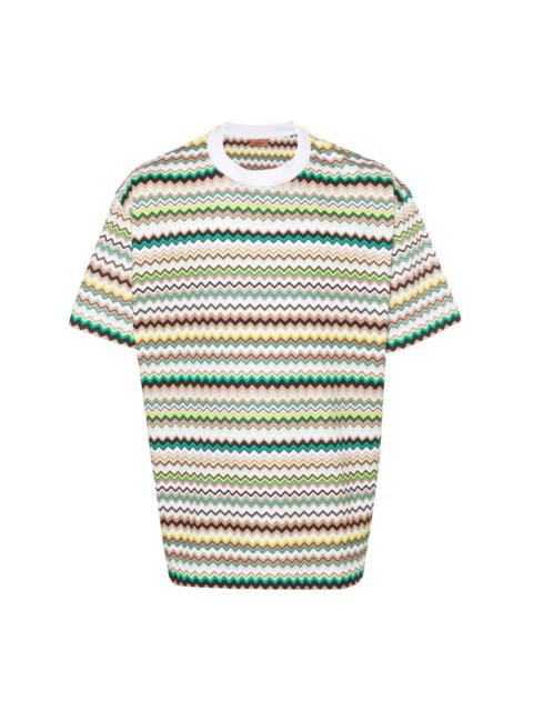 Missoni zigzag-print cotton T-shirt