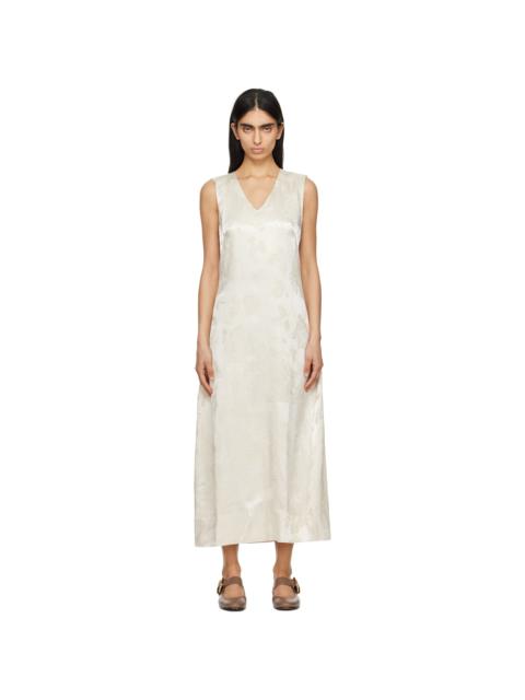 Holzweiler Off-White Luka Jacquard Maxi Dress