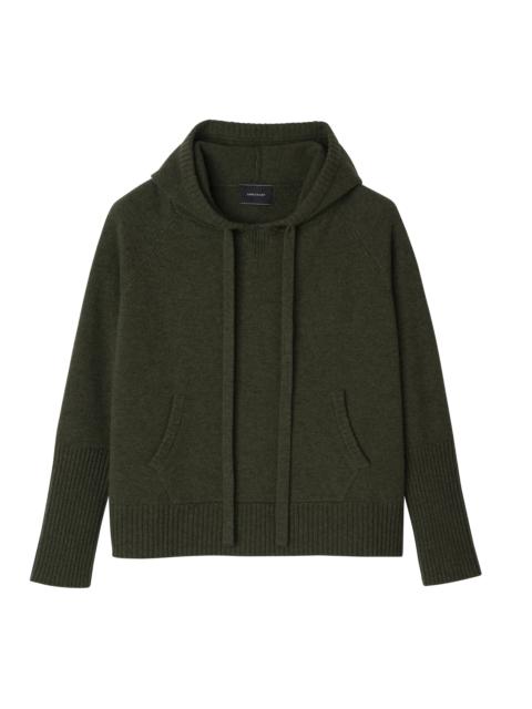 Longchamp Hoodie jumper Khaki - Knit