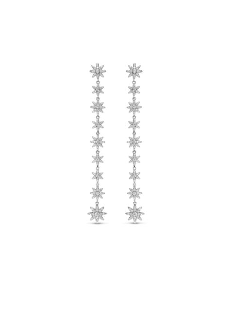 DAVID YURMAN Women's Starburst Drop Earrings in 18K White Gold with Diamonds, 70.9MM - Diamond