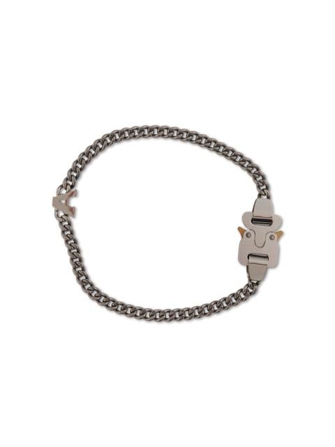1017 ALYX 9SM Buckle Necklace with Charm in Silver