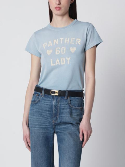 Valentino Light blue Panther Lady T-shirt