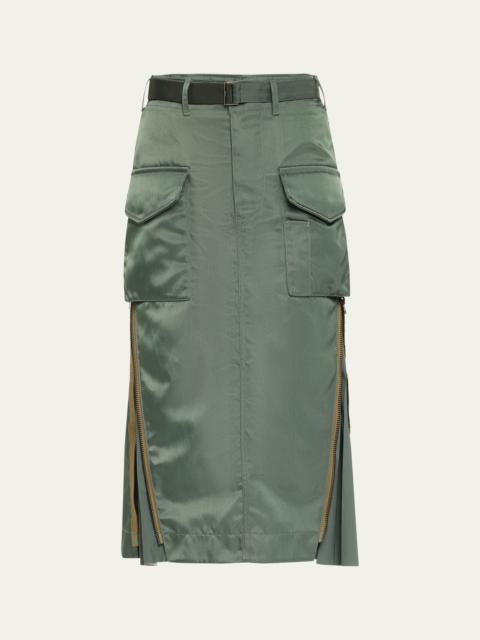 【sacai】Matelasse Twill Mix Skirt sacai Matelasse Twill Mix Skirt – mou by ACROPOLIS