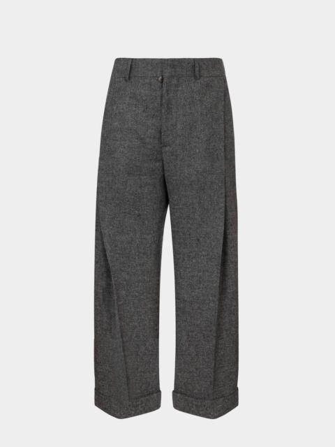 DSQUARED2 TWEED2 WIDE PLEAT PANT